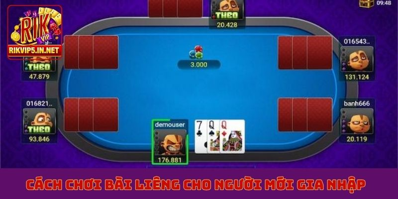 Cách chơi bài liêng cho người mới gia nhập